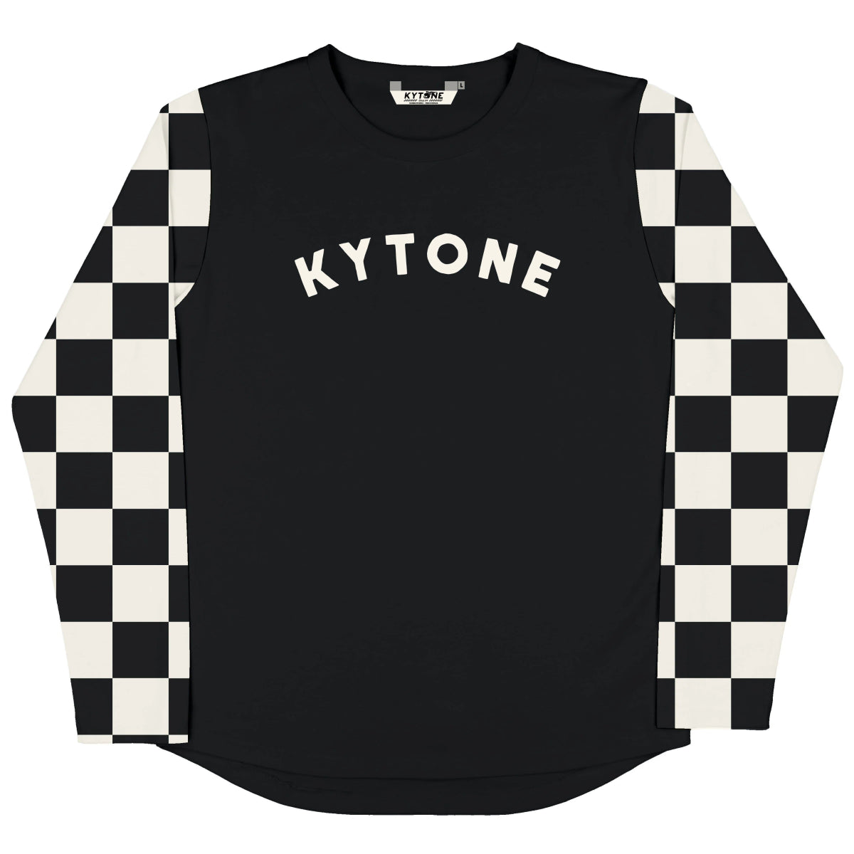 Kytone Checker Raglan Long Sleeve | Veloce Club