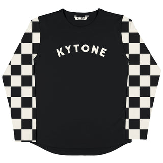 Kytone Checker Raglan Long sleeve - available at Veloce Club