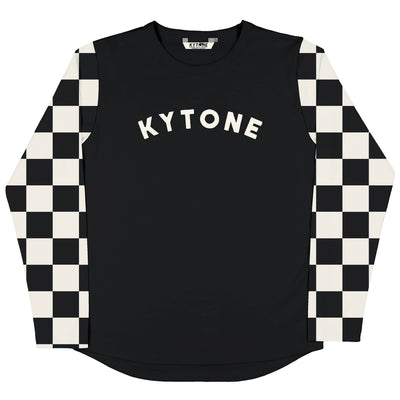 Kytone Checker Raglan Long Sleeve | Veloce Club