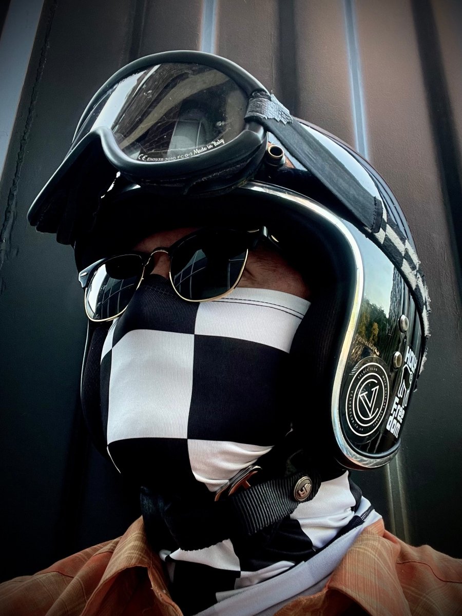 Kytone Checkers Neck tube - Black / White | Veloce Club