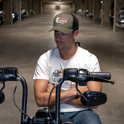 Kytone Drinkin Gasoline Cap - Green | Veloce Club