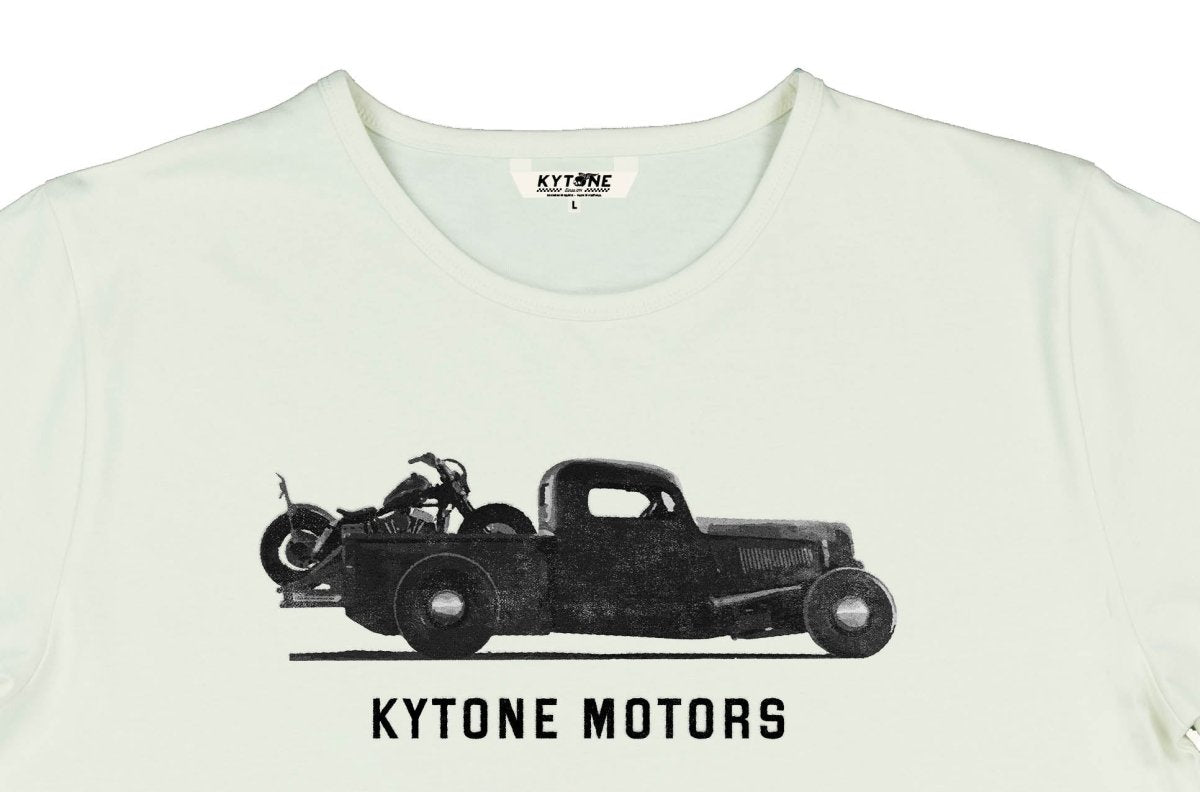 Kytone Hot Rod T-shirt in Cream