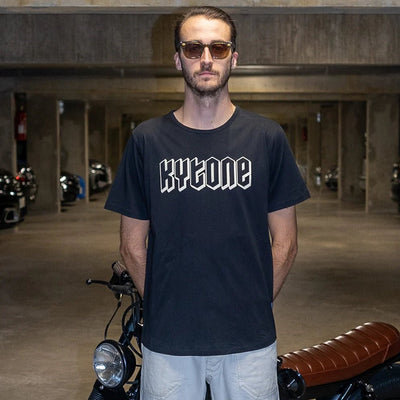 Kytone Metal T-shirt in White - available at Veloce Club