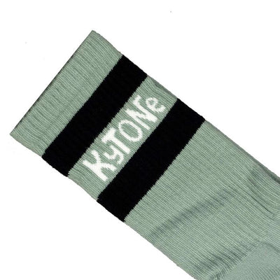 Kytone Stamp Socks - Green 100% cotton | Veloce Club
