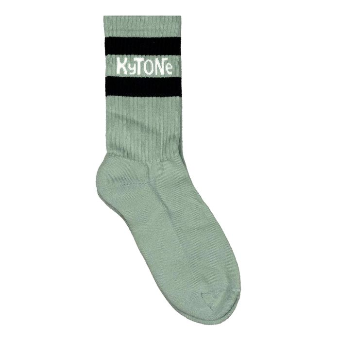 Kytone Stamp Socks - Green 100% cotton | Veloce Club