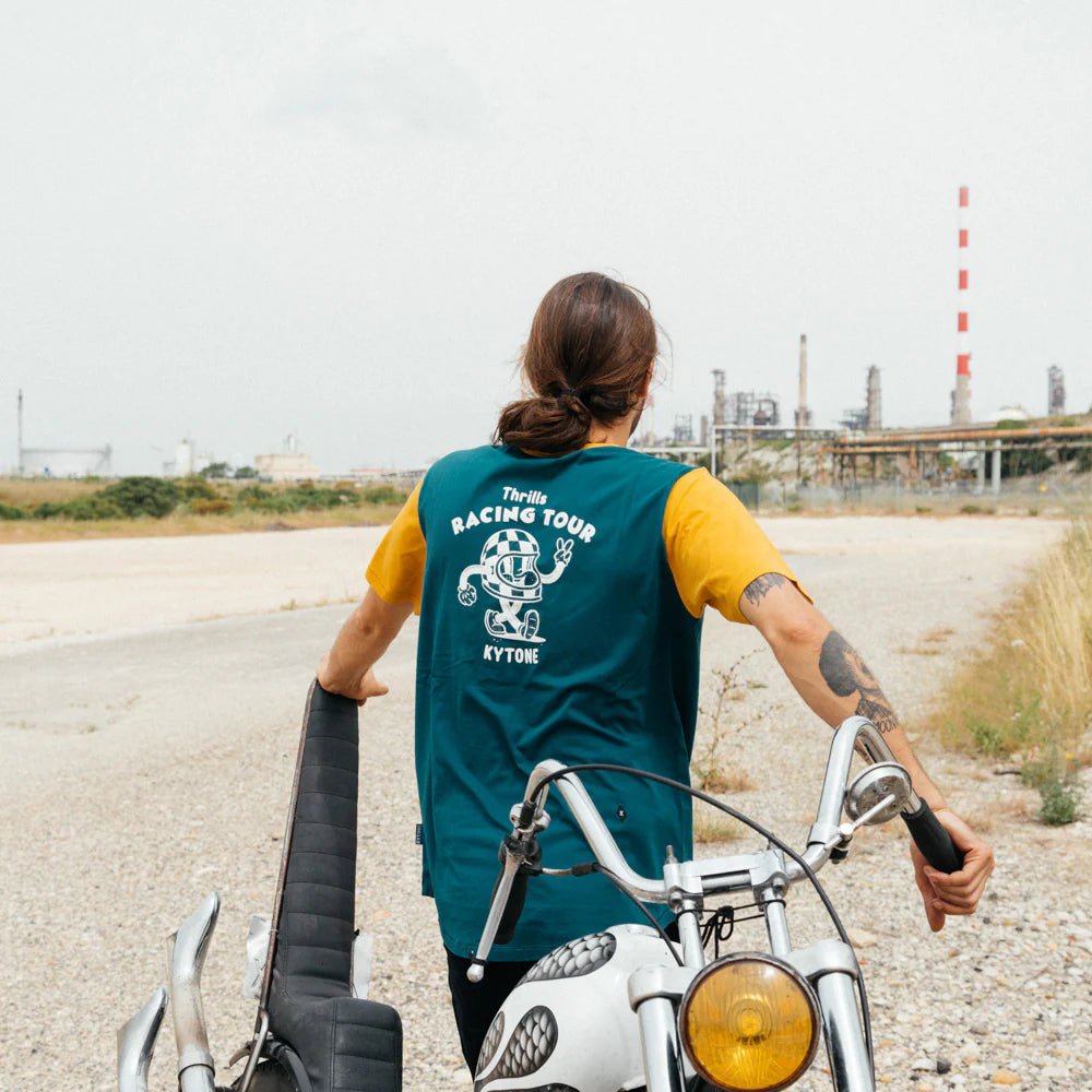 Kytone Thrills T-shirt in Blue - available at Veloce Club