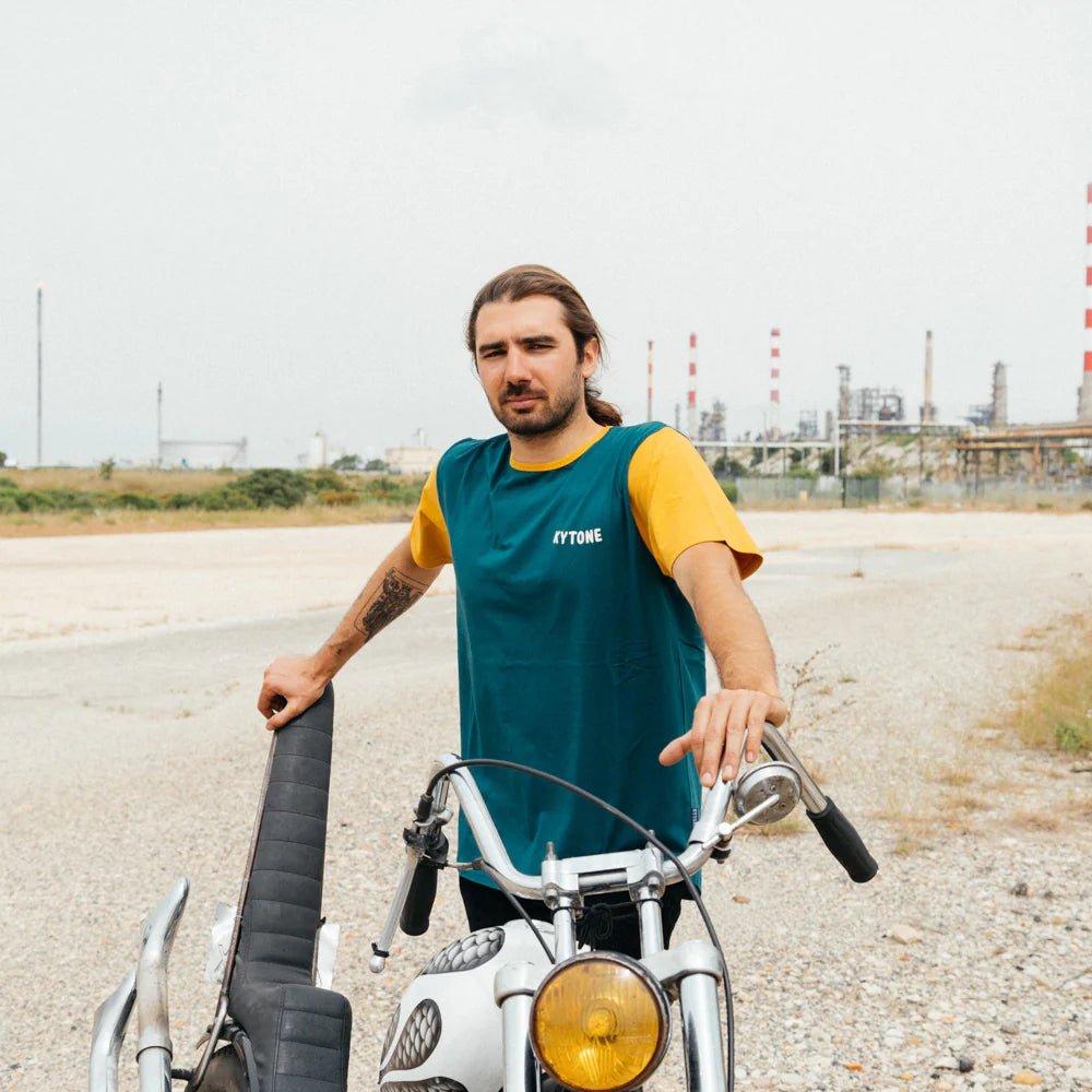 Kytone Thrills T-shirt in Blue - available at Veloce Club