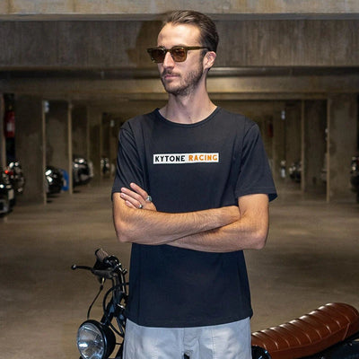 Kytone Tracker T-shirt in black - available at Veloce Club