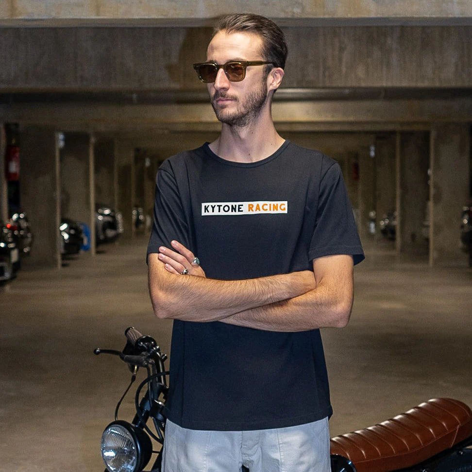 Kytone Tracker T-shirt in black - available at Veloce Club