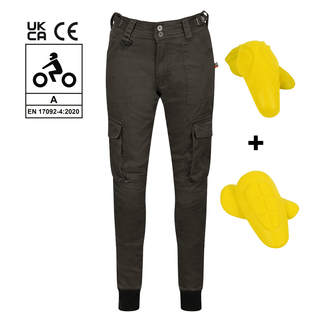 Lara Cargo Olive Green Trousers - available at Veloce Club