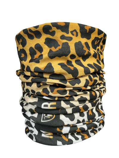MotoGirl Leopard Neck tube available at Veloce Club