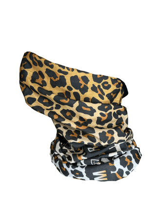 MotoGirl Leopard Neck tube available at Veloce Club