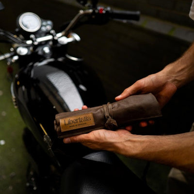 Libertatia Oilskin Tool Roll in Calima