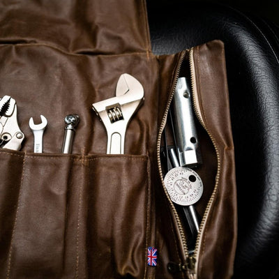 Libertatia Oilskin Tool Roll in Calima