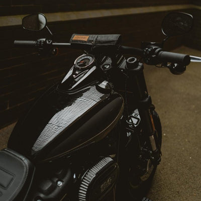 Libertatia Oilskin Tool Roll in Pitch Black