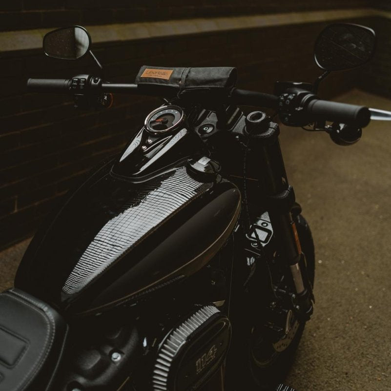 Libertatia Oilskin Tool Roll in Pitch Black