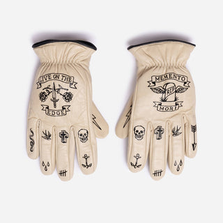 Memento Mori Gloves - available at Veloce Club