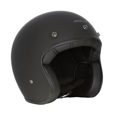 Merlin Blackbird Jet Helmet Matt Black