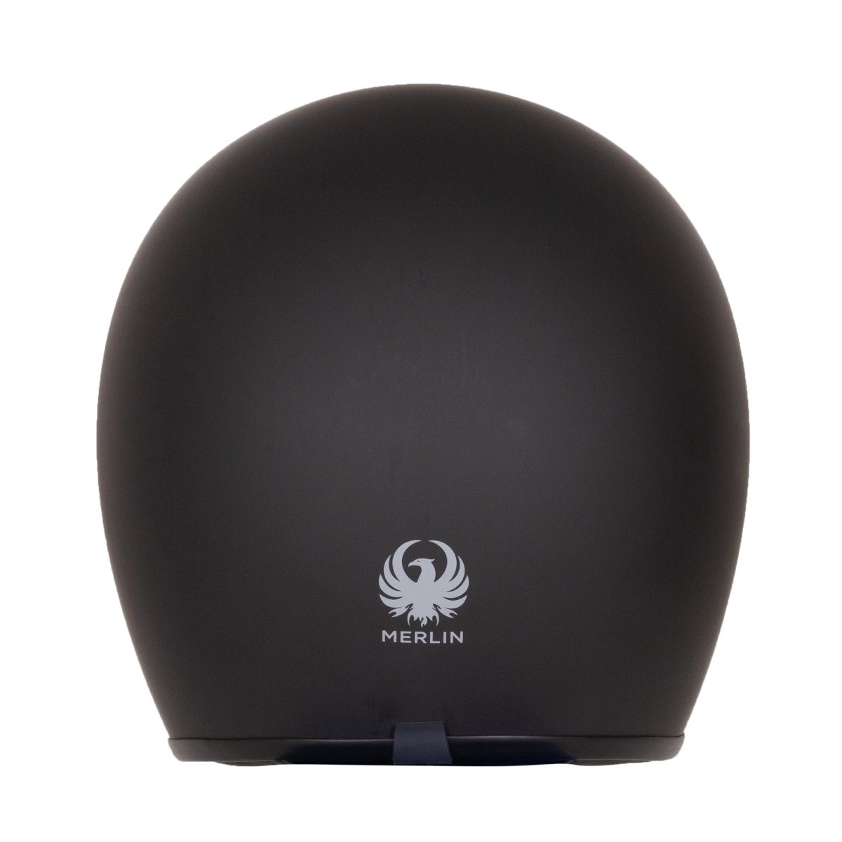 Merlin Blackbird Jet Helmet Naked Matt Black - available at Veloce Club