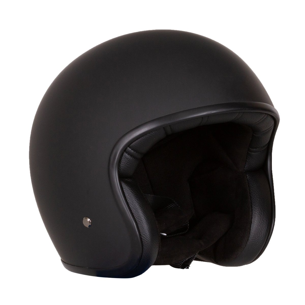 Merlin Blackbird Jet Helmet Naked Matt Black - available at Veloce Club