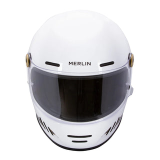 Merlin Revival Vintage Helmet Flash White - available at Veloce Club