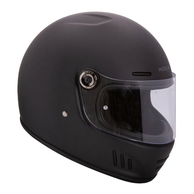 Merlin Revival Vintage Helmet Matt Black