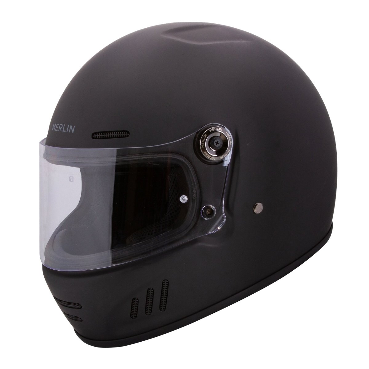 Merlin Revival Vintage Helmet Matt Black