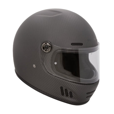 Merlin Revival Vintage Helmet Matt Carbon - available at Veloce Club