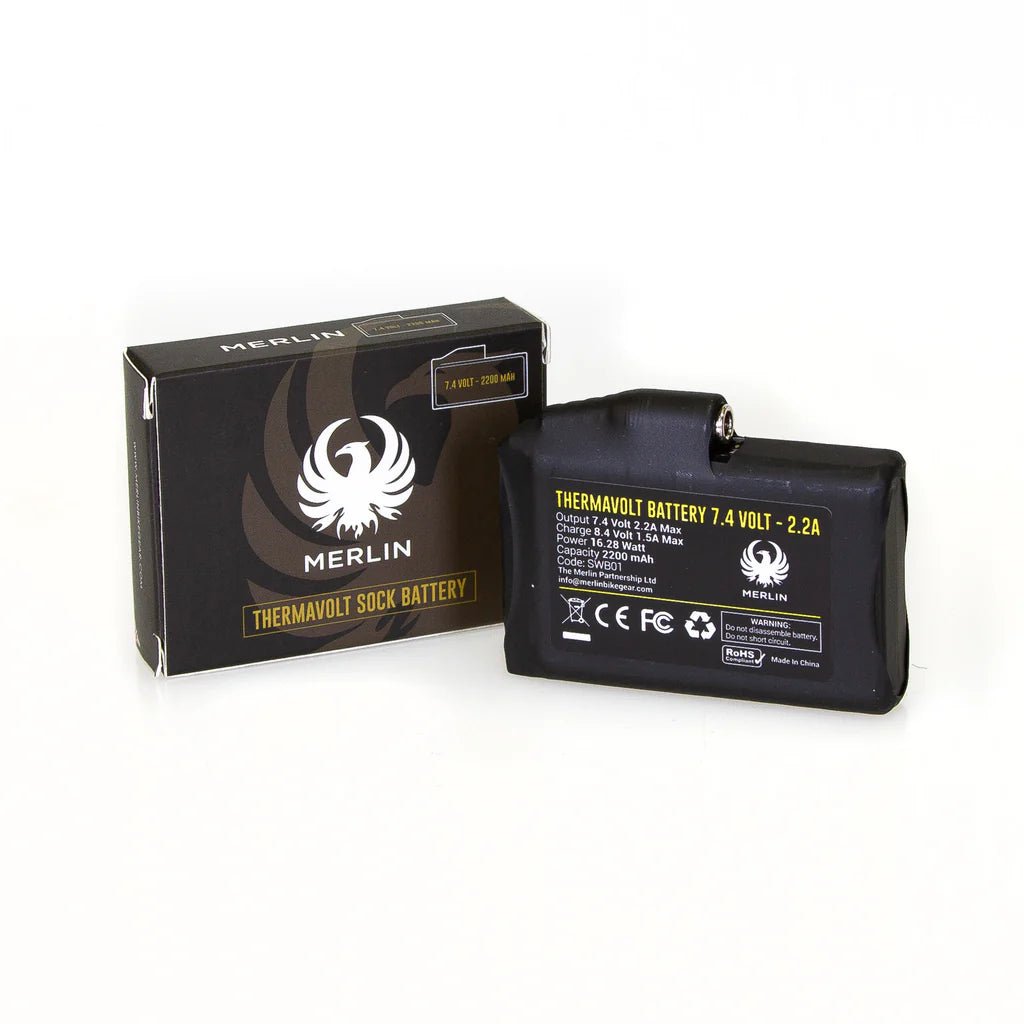 Merlin ThermaVolt Heated Sock Single Battery (2200mah) - available at Veloce Club