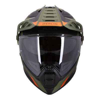 Merlin Torres Adventure Helmet in Block Matt Green