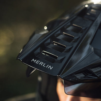 Merlin Torres Adventure Helmet in Gloss Black