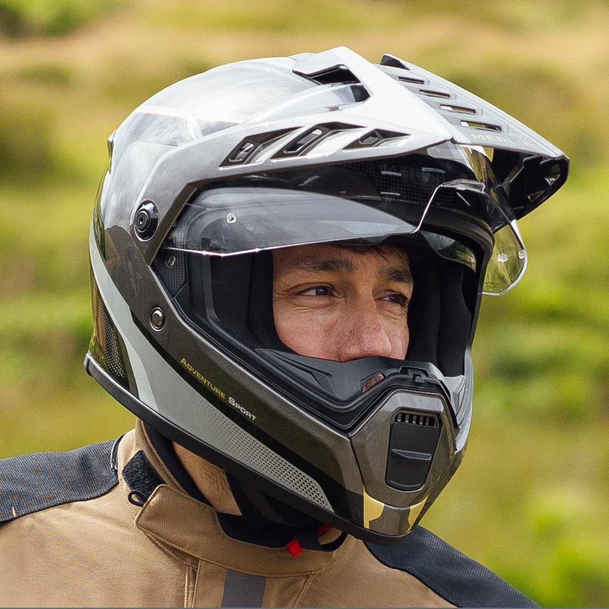 Merlin Torres Adventure Helmet in Speed Grey