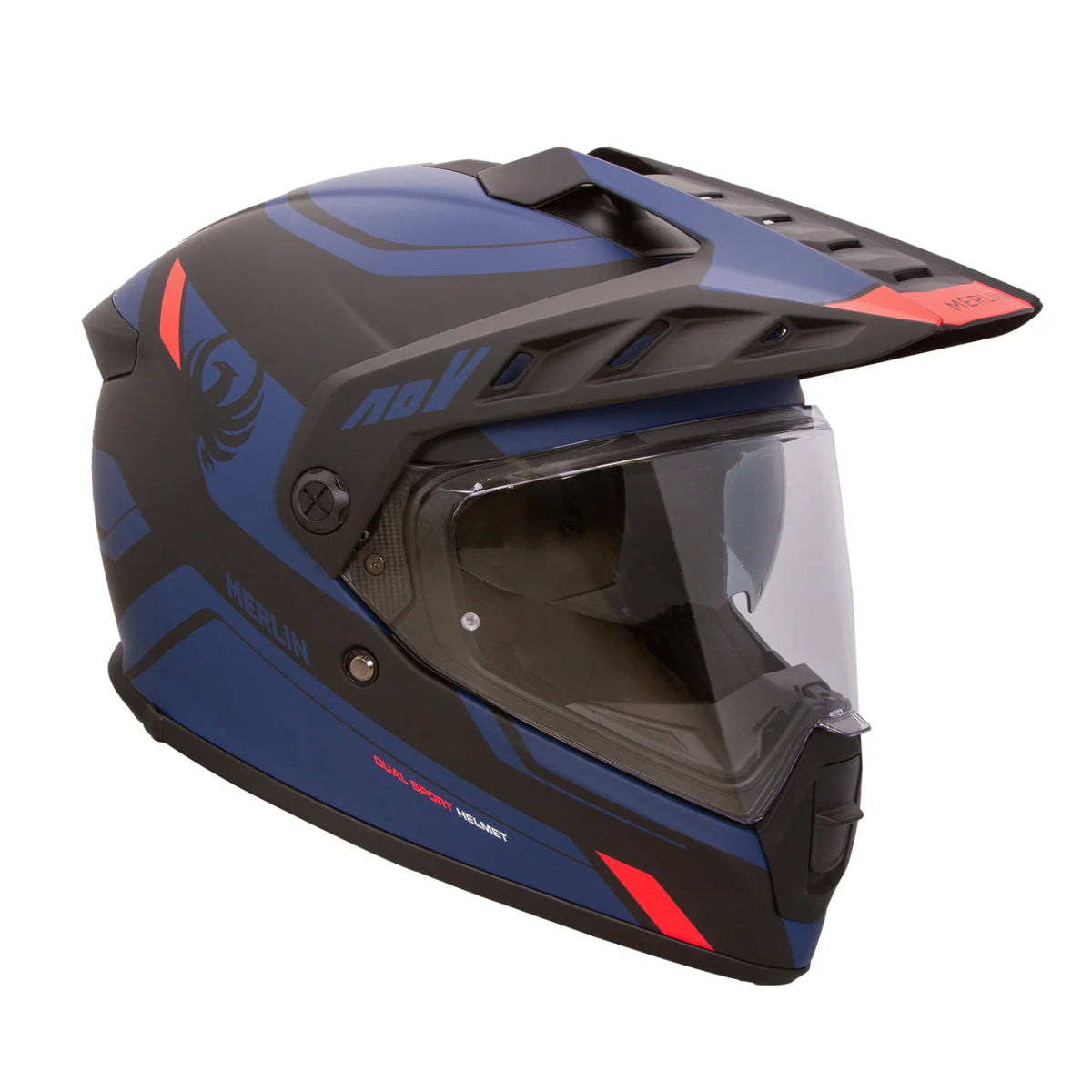 Merlin Torres Adventure Helmet Matt Blue - available at Veloce Club