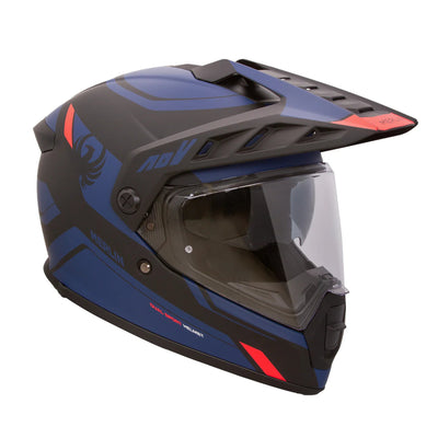 Merlin Torres Adventure Helmet Matt Blue - available at Veloce Club