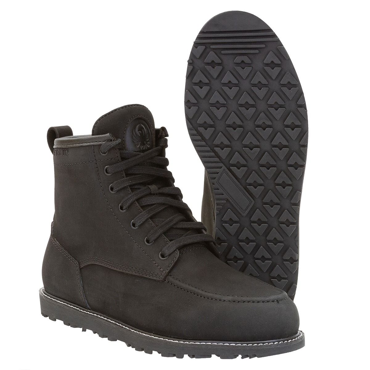 Merlin Worker Moc Toe Waterproof Boot Black