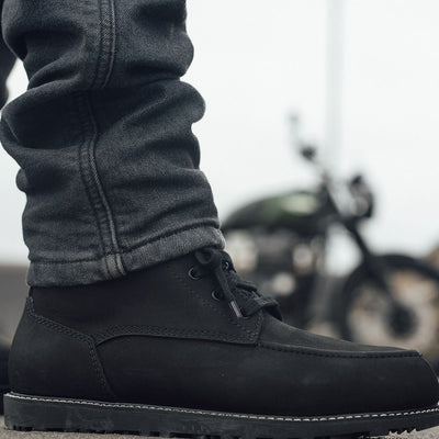 Merlin Worker Moc Toe Waterproof Boot Black