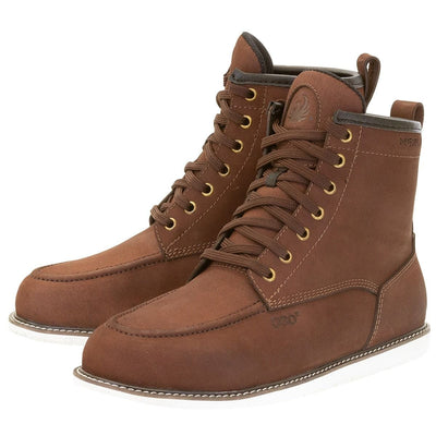 Merlin Worker Moc Toe Waterproof Boot in Brown  