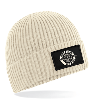 Moto Club Patch Beanie - available at Veloce Club