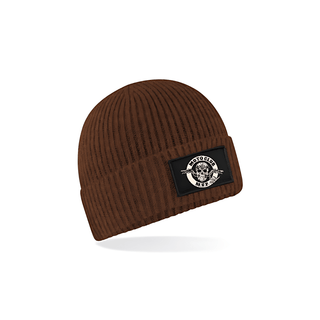 Moto Club Patch Beanie - available at Veloce Club