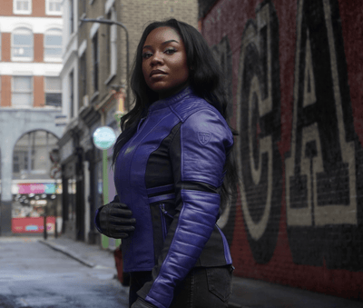 MotoGirl Amelia Leather Jacket Purple - available at Veloce Club