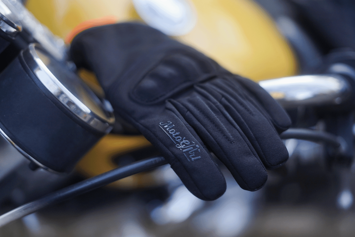 MotoGirl Amina Gloves Black - available at Veloce Club