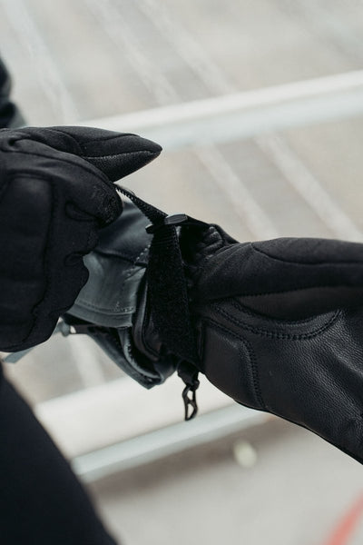 MotoGirl Amina Gloves Black - available at Veloce Club