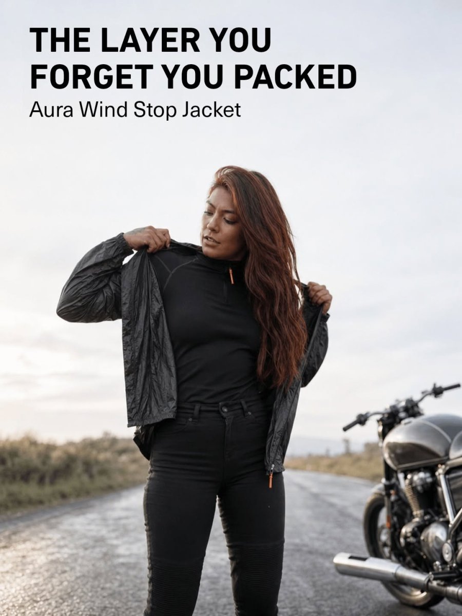 MotoGirl Aura Wind Stop Jacket | Veloce Club