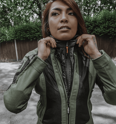 MotoGirl Aura Wind Stop Jacket - available at Veloce Club