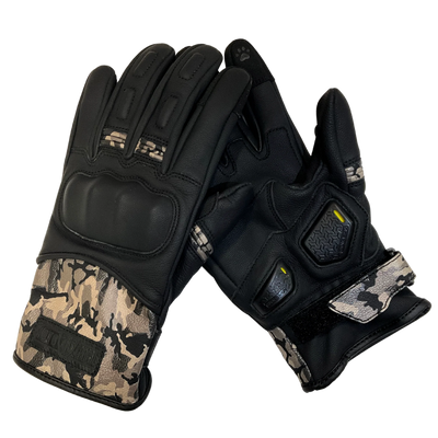 MotoGirl Bessie Gloves in Camo
