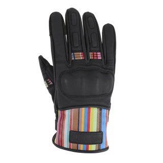 MotoGirl Bessie Gloves in Stripe - available at Veloce Club