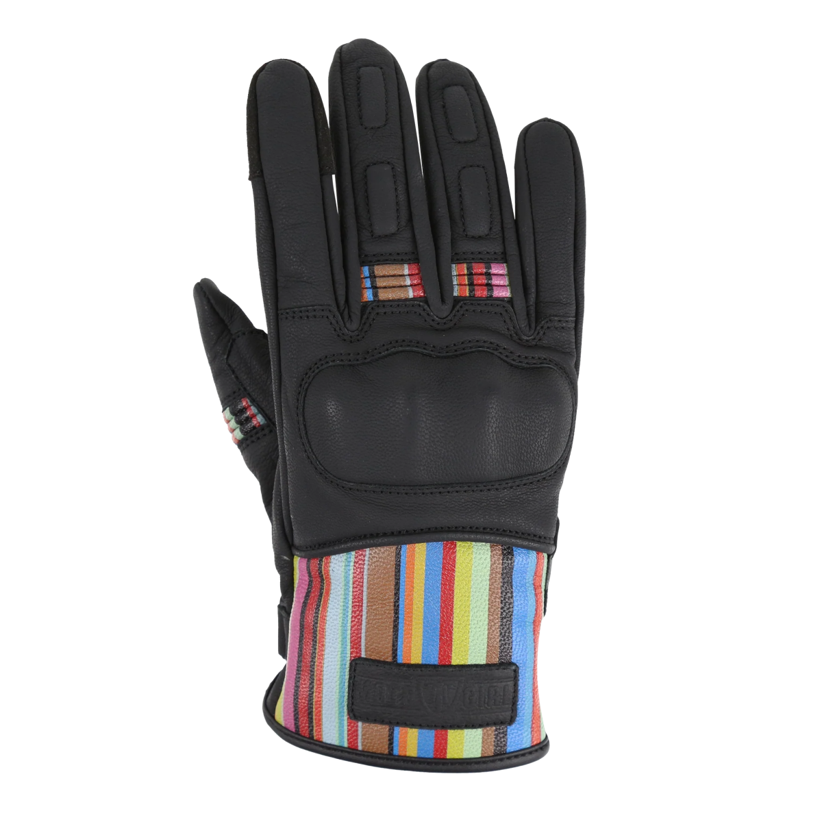 MotoGirl Bessie Gloves in Stripe