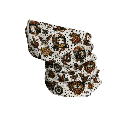 MotoGirl Bikes N' Roses Ladies Motorcycle Neck Tube
