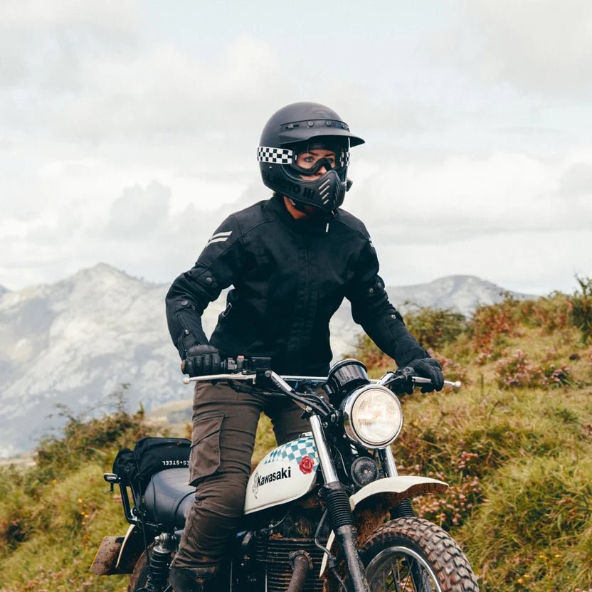 MotoGirl Bonnie Jacket in Black | Veloce Club