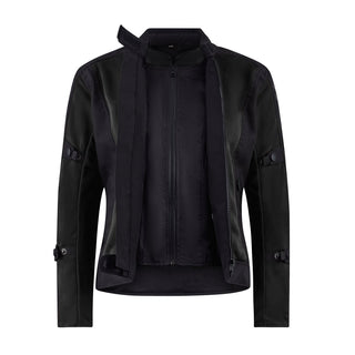 MotoGirl Bonnie Jacket in Black - available at Veloce Club